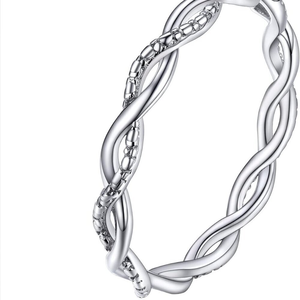 925 Sterling Silver Rings for Women, 2mm/3mm Wedding Band, Dainty Triple Rings,